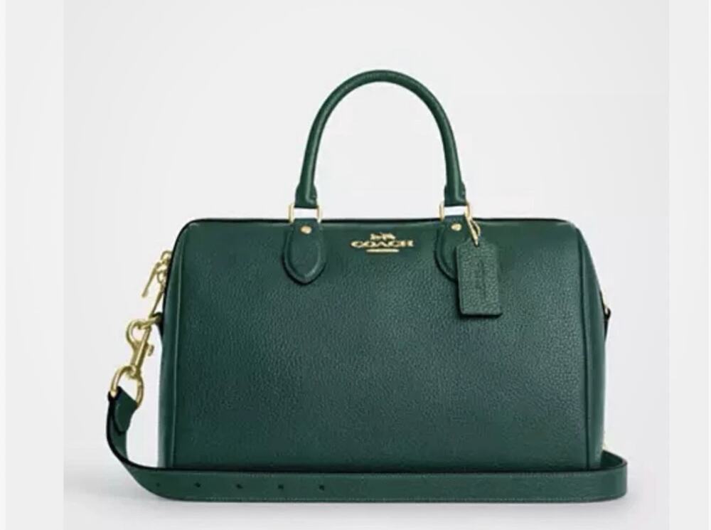 Coach Emerald Green Large Rowan NWT